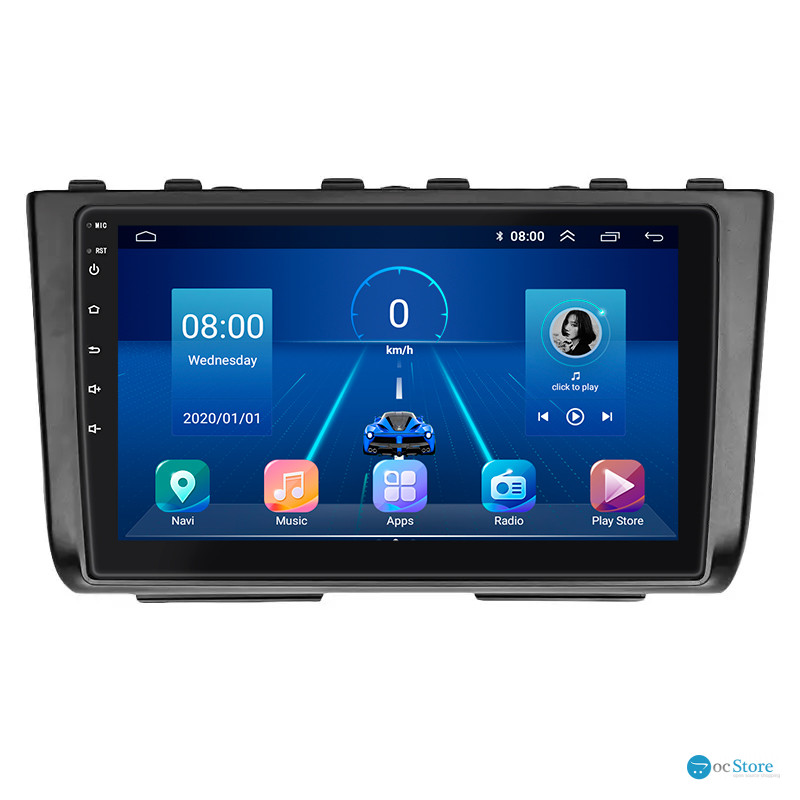 Штатная магнитола Lesko для Hyundai Creta I Рестайлинг 2020-2021 экран 9" 4/64Gb 4G Wi-Fi GPS Top