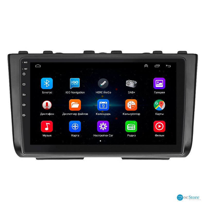 Штатная магнитола Lesko для Hyundai Creta II 2021-н.в. экран 9" 1/16Gb Wi-Fi GPS Base