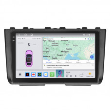 Штатная магнитола Lesko для Hyundai Creta II 2021-н.в. экран 9" 4/64 QLED CarPlay 4G Wi-Fi GPS 360 Prime