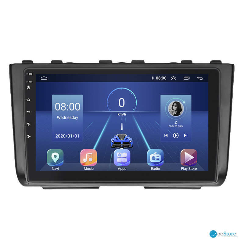 Штатная магнитола Lesko для Hyundai Creta II 2021-н.в. экран 9" 4/64Gb 4G Wi-Fi GPS Top