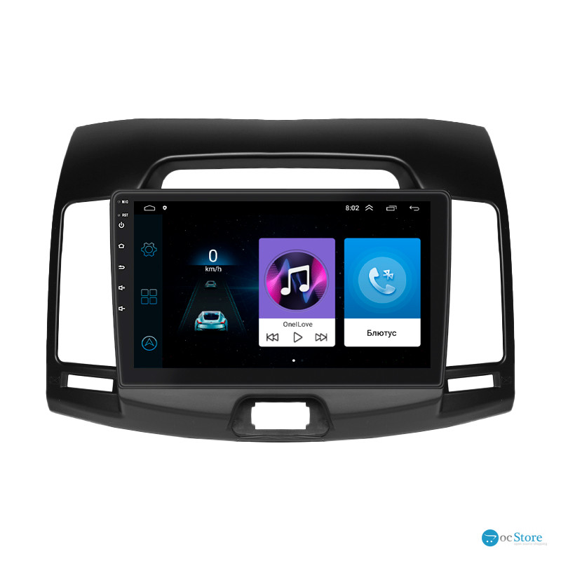 Штатная магнитола Lesko для Hyundai Elantra IV (HD) 2006-2011 экран 9" 1/16Gb Wi-Fi GPS Base