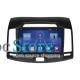 Штатная магнитола Lesko для Hyundai Elantra IV (HD) 2006-2011 экран 9" 4/64Gb 4G Wi-Fi GPS Top