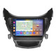 Штатная магнитола Lesko для Hyundai Elantra V (MD) 2010-2014 экран 9" 2/32Gb CarPlay 4G Wi-Fi GPS Prime