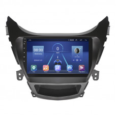 Штатная магнитола Lesko для Hyundai Elantra V (MD) 2010-2014 экран 9" 2/32Gb 4G Wi-Fi GPS Top