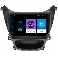 Штатная магнитола Lesko для Hyundai Elantra V (MD) Рестайлинг 2013-2016 экран 9" 1/16Gb Wi-Fi GPS Base