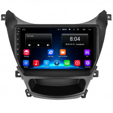 Штатная магнитола Lesko для Hyundai Elantra V (MD) Рестайлинг 2013-2016 экран 9" 2/32Gb Wi-Fi GPS Base
