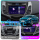 Штатная магнитола Lesko для Hyundai Elantra V (MD) Рестайлинг ver 2 2013-2016 экран 9" 1/16Gb Wi-Fi GPS Base