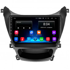 Штатная магнитола Lesko для Hyundai Elantra V (MD) Рестайлинг ver 2 2013-2016 экран 9" 2/32Gb Wi-Fi GPS Base