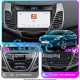 Штатная магнитола Lesko для Hyundai Elantra V (MD) Рестайлинг ver 2 2013-2016 экран 9" 4/64 QLED CarPlay 4G Wi-Fi GPS 360 Prime