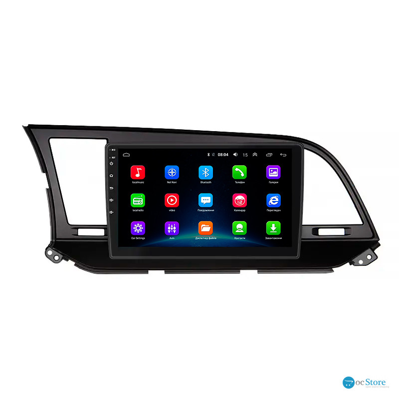 Штатная магнитола Lesko для Hyundai Elantra VI (AD) 2015-2019 экран 9" 2/32Gb Wi-Fi GPS Base
