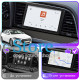 Штатная магнитола Lesko для Hyundai Elantra VI (AD) 2015-2019 экран 9" 4/64 QLED CarPlay 4G Wi-Fi GPS 360 Prime