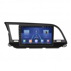Штатная магнитола Lesko для Hyundai Elantra VI (AD) 2015-2019 экран 9" 6/128Gb 4G Wi-Fi GPS Top