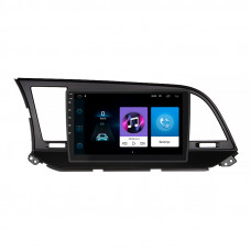 Штатная магнитола Lesko для Hyundai Elantra VI (AD) Рестайлинг 2018-2020 экран 9" 1/16Gb Wi-Fi GPS Base