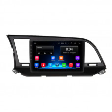 Штатная магнитола Lesko для Hyundai Elantra VI (AD) Рестайлинг 2018-2020 экран 9" 2/32Gb Wi-Fi GPS Base