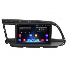 Штатная магнитола Lesko для Hyundai Elantra VI (AD) Рестайлинг ver 2 2018-2020 экран 9" 2/32Gb Wi-Fi GPS Base