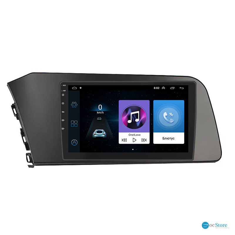 Штатная магнитола Lesko для Hyundai Elantra VII (CN7) 2020-н.в. экран 9" 1/16Gb Wi-Fi GPS Base