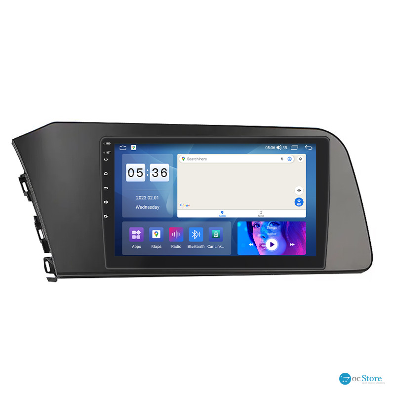 Штатная магнитола Lesko для Hyundai Elantra VII (CN7) 2020-н.в. экран 9" 2/32Gb CarPlay 4G Wi-Fi GPS Prime