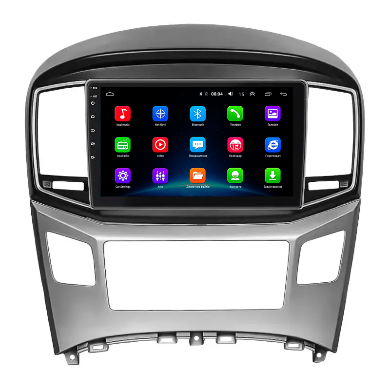 Штатная магнитола Lesko для Hyundai Grand Starex I Рестайлинг 2 2017-2021 экран 9" 2/32Gb Wi-Fi GPS Base