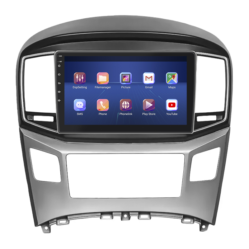 Штатная магнитола Lesko для Hyundai Grand Starex I Рестайлинг 2 2017-2021 экран 9" 2/32Gb 4G Wi-Fi GPS Top