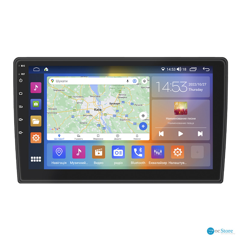Штатная магнитола Lesko для Hyundai Grandeur IV 2005-2009 экран 9" 4/64Gb CarPlay 4G Wi-Fi GPS Prime