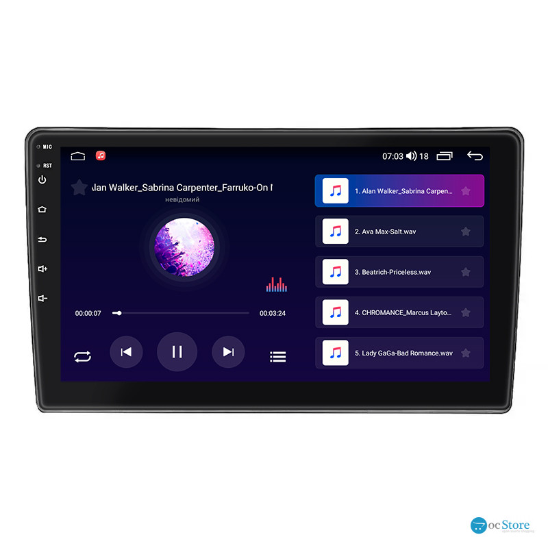 Штатная магнитола Lesko для Hyundai H-1 II ver 2 2007-2015 экран 9" 2/32Gb CarPlay 4G Wi-Fi GPS Prime