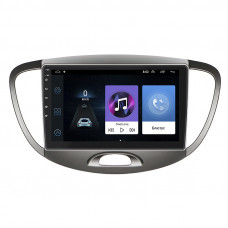 Штатная магнитола Lesko для Hyundai i10 I 2007-2013 экран 9" 1/16Gb Wi-Fi GPS Base