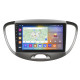 Штатная магнитола Lesko для Hyundai i10 I 2007-2013 экран 9" 2/32Gb CarPlay 4G Wi-Fi GPS Prime