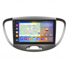 Штатная магнитола Lesko для Hyundai i10 I 2007-2013 экран 9" 4/64Gb CarPlay 4G Wi-Fi GPS Prime