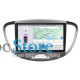 Штатная магнитола Lesko для Hyundai i10 I 2007-2013 экран 9" 4/64 QLED CarPlay 4G Wi-Fi GPS 360 Prime