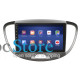 Штатная магнитола Lesko для Hyundai i10 I 2007-2013 экран 9" 4/64Gb 4G Wi-Fi GPS Top
