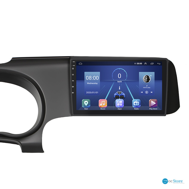 Штатная магнитола Lesko для Hyundai i10 III 2019-н.в. экран 9" 2/32Gb 4G Wi-Fi GPS Top