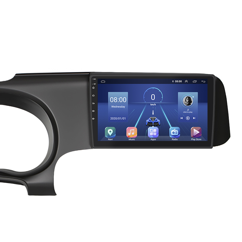 Штатная магнитола Lesko для Hyundai i10 III 2019-н.в. экран 9" 4/64Gb 4G Wi-Fi GPS Top