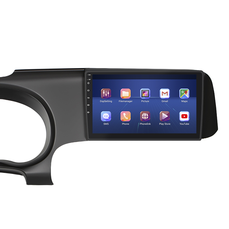 Штатная магнитола Lesko для Hyundai i10 III 2019-н.в. экран 9" 4/64Gb 4G Wi-Fi GPS Top