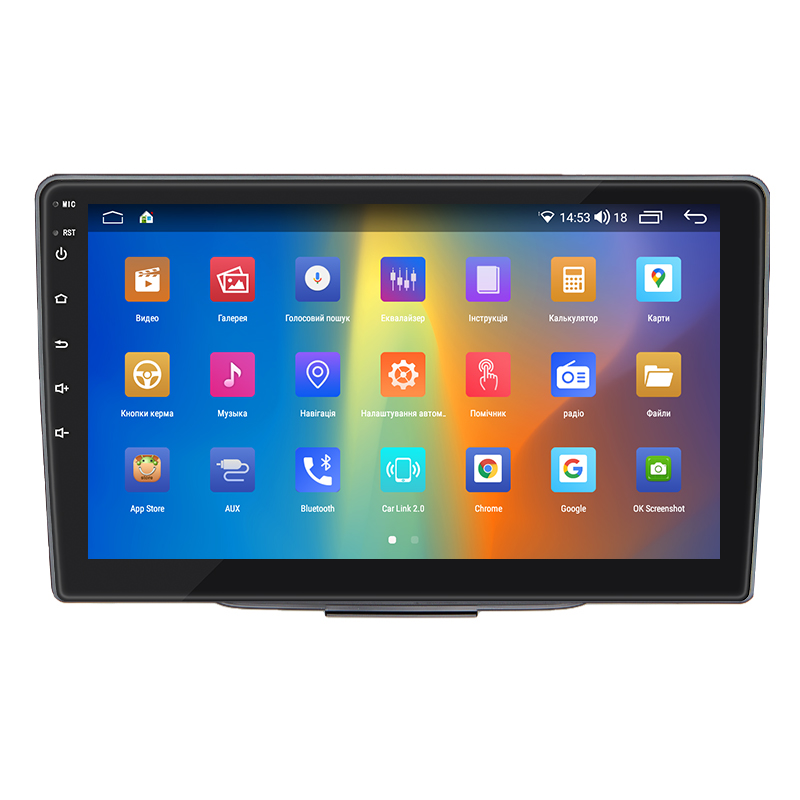 Штатная магнитола Lesko для Hyundai i30 II 2011-2015 экран 9" 2/32Gb CarPlay 4G Wi-Fi GPS Prime