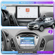 Штатная магнитола Lesko для Hyundai ix35 I 2010-2013 экран 10" 4/64 QLED CarPlay 4G Wi-Fi GPS 360 Prime