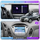 Штатная магнитола Lesko для Hyundai ix35 I 2010-2013 экран 10" 4/64Gb 4G Wi-Fi GPS Top