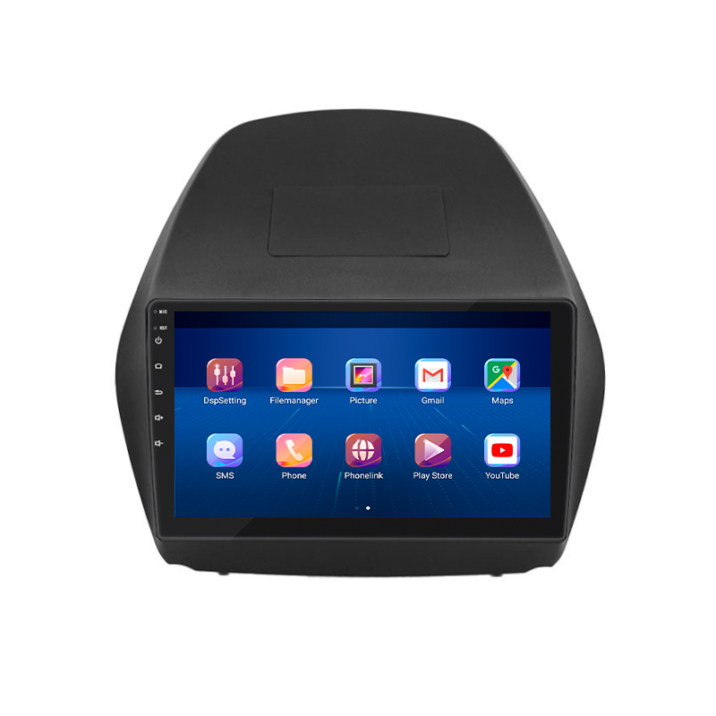 Штатная магнитола Lesko для Hyundai ix35 I Рестайлинг 2013-2015 экран 10" 2/32Gb Wi-Fi GPS Base