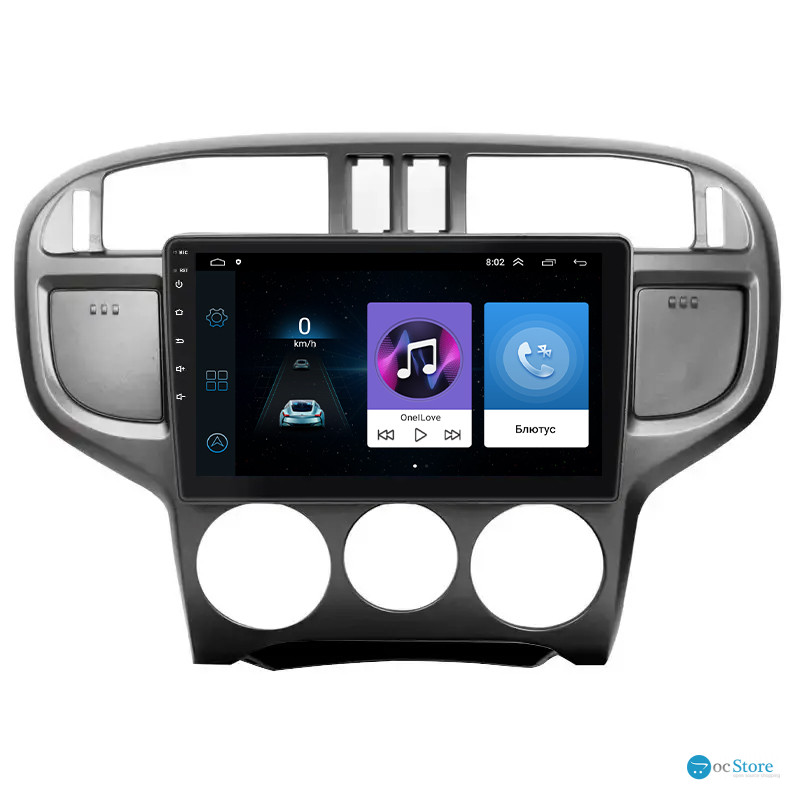 Штатная магнитола Lesko для Hyundai Matrix I Рестайлинг 2005-2008 экран 9" 1/16Gb Wi-Fi GPS Base