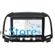 Штатная магнитола Lesko для Hyundai Santa Fe II Рестайлинг 2009-2012 экран 9" 2/32Gb Wi-Fi GPS Base