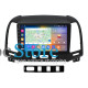 Штатная магнитола Lesko для Hyundai Santa Fe II Рестайлинг 2009-2012 экран 9" 2/32Gb CarPlay 4G Wi-Fi GPS Prime