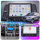 Штатная магнитола Lesko для Hyundai Santa Fe II Рестайлинг 2009-2012 экран 9" 4/64 QLED CarPlay 4G Wi-Fi GPS 360 Prime