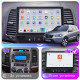 Штатная магнитола Lesko для Hyundai Santa Fe II Рестайлинг 2009-2012 экран 9" 4/64 QLED CarPlay 4G Wi-Fi GPS 360 Prime