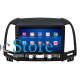 Штатная магнитола Lesko для Hyundai Santa Fe II Рестайлинг 2009-2012 экран 9" 6/128Gb 4G Wi-Fi GPS Top
