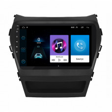 Штатная магнитола Lesko для Hyundai Santa Fe III 2012-2016 экран 9" 1/16Gb Wi-Fi GPS Base