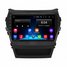 Штатная магнитола Lesko для Hyundai Santa Fe III 2012-2016 экран 9" 2/32Gb Wi-Fi GPS Base