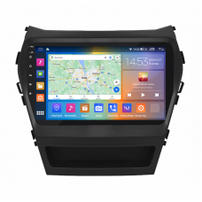 Штатная магнитола Lesko для Hyundai Santa Fe III 2012-2016 экран 9" 4/64Gb CarPlay 4G Wi-Fi GPS Prime