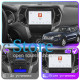 Штатная магнитола Lesko для Hyundai Santa Fe III Рестайлинг 2015-2018 экран 9" 4/64 QLED CarPlay 4G Wi-Fi GPS 360 Prime