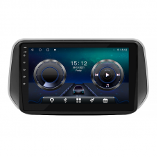 Штатная магнитола Lesko для Hyundai Santa Fe IV 2018-2021 экран 10" 4/32Gb 4G Wi-Fi GPS Top