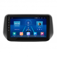 Штатная магнитола Lesko для Hyundai Santa Fe IV 2018-2021 экран 10" 2/32Gb 4G Wi-Fi GPS Top