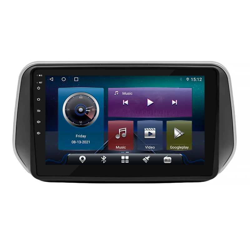 Штатная магнитола Lesko для Hyundai Santa Fe IV 2018-2021 экран 10" 4/64Gb 4G Wi-Fi GPS Top